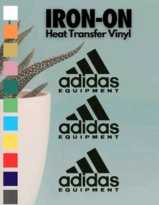 ZWEI ZOLL (3ER-Pack)"" Adidas Equipment Logo Aufbügeln Aufkleber - Bild 1 von 2