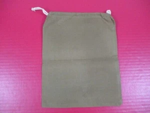 WWII US Army Khaki Cloth Storage Bag w/Pull Sting - Footlocker Personal Item #4 - Picture 1 of 3