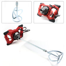 1500W Drywall Mortar Mixer Handheld Concrete Plaster Cement Render Mixing Device