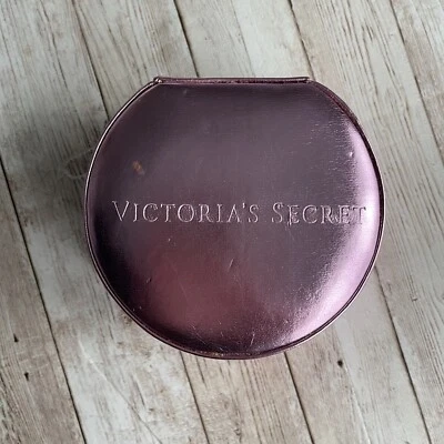 二手 VICTORIAS 秘密 粉色 Mirror ZIP AROUND 制作盒 闪亮 — 第 1/3 张图片