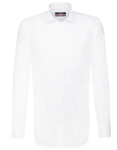 Seidensticker Negocios Hombre Camisa Manga Larga sin Planchado Pecho Regular 38- - Imagen 1 de 14