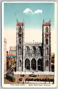Montreal Quebec Notre Dame Kirche ungeteilte Rückseite Postkarte - Bild 1 von 2