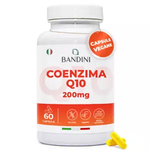 Bandini® Coenzima Q10, 60 Capsule, CoQ10 Ubiquinone con Alta Biodisponibilità - Foto 1 di 6