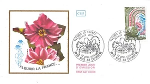 Envelope FDC France Fleurir La France 1978 Nice Colmar N2 - Picture 1 of 1