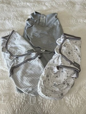 Swaddle Me Swaddles (2) (1) Halo Saco de Dormir Swaddle Pequeño/Mediano 7-14 Lbs Foto 1 de 4