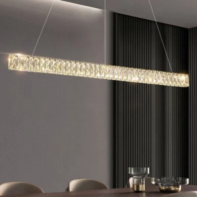 Crystal Pendant Light Luxury Chandelier Lighting Kitchen Lamp LED Ceiling Lights - Image 1 of 4