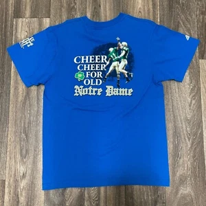 Notre Dame Maglia Calcio Uomo Grande Blu Combattimento Alumni Irlandesi Adidas 2011 - Foto 1 di 8