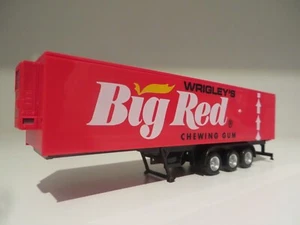 Herpa Albedo Auflieger Kühlkofferaufbau Wrigleys Big Red rot 1:87 H0 Umbau - Bild 1 von 3