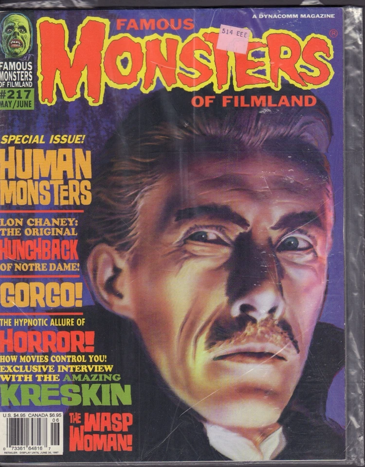 Famous Monsters Of Film Land May June #217 Gorgo Kreskin 013018DBE - Image 1 of 1