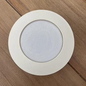 6" INCH RECESSED CAN LIGHT SHOWER TRIM CLEAR GLASS Frosted Hammered LENS - Picture 1 of 3