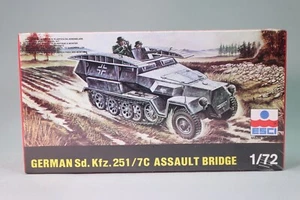 LE1950 ESCI 8066 1/72 maquette Pont allemand German Sd Kfz 251/7C assault bridge - Bild 1 von 4