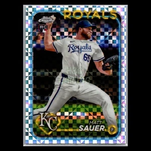 2024 Topps Chrome Update - #USC155 Matt Sauer RC X-Fractor - Picture 1 of 2
