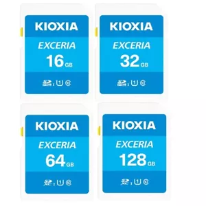 KIOXIA Exceria SD 16GB/32GB/64GB/128GB  UHS-I Class 10 For Digital Camera -UK - Picture 1 of 16