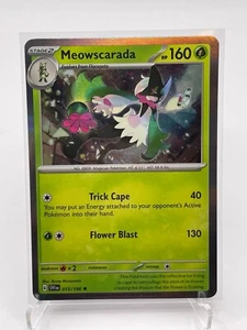 Pokémon Meowscarada Reverse Halo #15 2023 excelente - Imagen 1 de 2