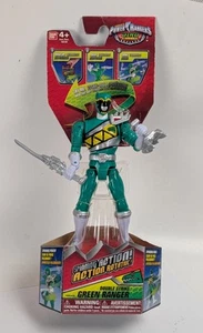 Power Rangers Dino Charge Spinning Action Double Strike Green Ranger Unused Seal - Picture 1 of 3