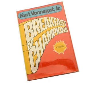 Signed Kurt Vonnegut Breakfast of Champions First Edition 1973 Book Excellent - Picture 1 of 14