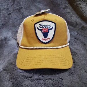 Mad Engine Original Banquet Rodeo Patch with Rope Camel/White Hat Snapback - Picture 1 of 11