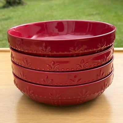 Signature Housewares by Sorrento Debby Segura Designs Ruby Bowls Set Of 4 - Image 1 of 4