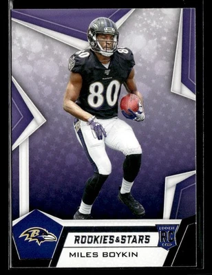 2019 Panini Rookies & Stars Miles Boykin #112 Rookie - Image 1 of 2