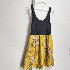 Anthropology Maeve Miederkleid Seide geblümt  - Bild 1 von 14