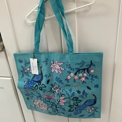 Bolso de Viaje Vera Bradley Auténtico Peacock Garden Market Nuevo con Etiquetas Foto 1 de 3