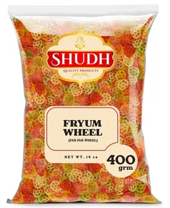 Shudh FRYUMS WHEEL (FAR FAR WHEEL) 400 GM ~ All Natural | Vegan | Gluten Frie... - Bild 1 von 2