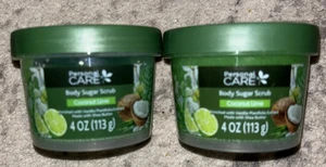 Nuevo PACK de 2 exfoliantes de azúcar corporal para cuidado personal lima de coco 4 oz - Imagen 1 de 2