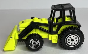1991 Hot Wheels #103 Virtual Collection Tractor Fluorescent Yellow 1/64 Scale - Picture 1 of 12