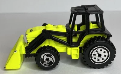 1991 Hot Wheels #103 Virtual Collection Tractor Fluorescent Yellow 1/64 Scale - Image 1 of 4
