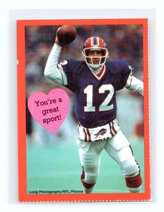 1992 Cleo Quarterbacks Valentines #NNO Jim Kelly SP NM/MT - Picture 1 of 2