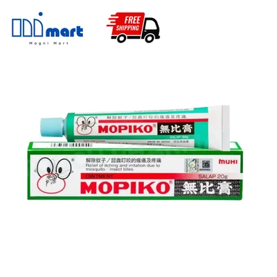 2 x MOPIKO Ointment cream Relief Itching From Mosquito Insect Bite 20g - Image 1 of 2