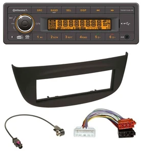 Continental Bluetooth MP3 USB DAB Autoradio für Renault Twingo ab 2015 schwarz - Bild 1 von 6