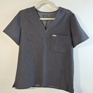 FIGS Catarina One Pocket Gray Technical Collection PO# 2974 Scrub Shirt Medium - Bild 1 von 4