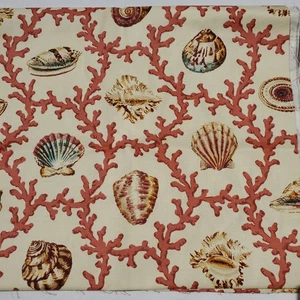 Colonial Williamsburg Fabric Shell Walks Cotton  Fabric 2 pcs - Picture 1 of 5