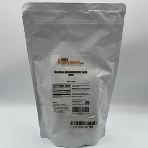 BulkSupplements GABA Powder - 750mg Per Serving - 500g Bag, 666 Servings - Picture 1 of 4