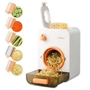 Electric Cheese Grater with 5 Blades – 5-in-1 Gourmet Vegetable Shredder for ... - Bild 1 von 8