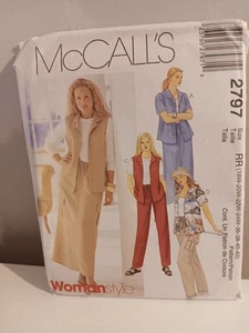 McCall's 2797 Women's/Women's Petite Shirt, Vest, Cargo Pants, Skirt 18W-24W - Picture 1 of 2