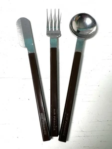 VTG Air France Concorde 3 Piece Flatware Set Designed By Raymond Loewy c. 1976 - Picture 1 of 4