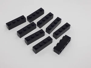 9 x Lego®  Basic 3010 Stein 1x4 schwarz - Picture 1 of 2