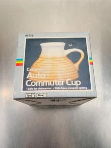 Taza Cerámica Cerámica Cerámica Sin Derrame Base Ancha Nueva En La Caja Color Tostado - Imagen 1 de 3