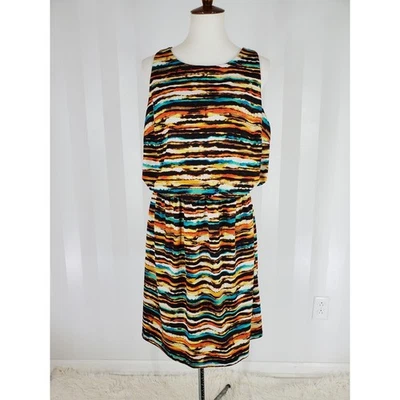 WISHES WISHES WISHES Women's Fit & Flare Sleeveless Dress Sz 1X NO BELT - Image 1 of 4