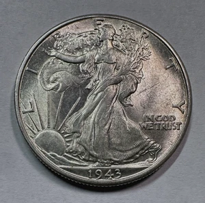 1943-D Walking Liberty Half Dollar 622 - Picture 1 of 2