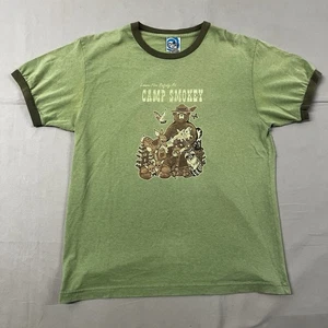Camiseta vintage Costal Concepts Camp verde ahumado talla L años 2000 - Imagen 1 de 13