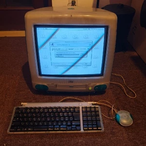 Apple iMac G3 Bondi Blue HDD macOS Installed Vintage Tested JP - Picture 1 of 3