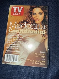 TV Guide Magazine April 11-17 1998 MADONNA On Cover Excellent Condition!! - Picture 1 of 2
