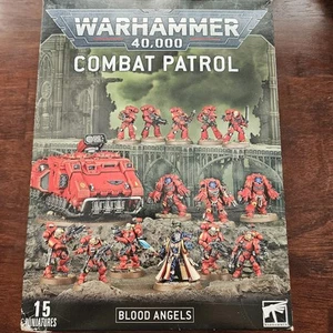 Blood Angels Combat Patrol Warhammer 40K Space Marines Aggressors Librarian - Picture 1 of 2
