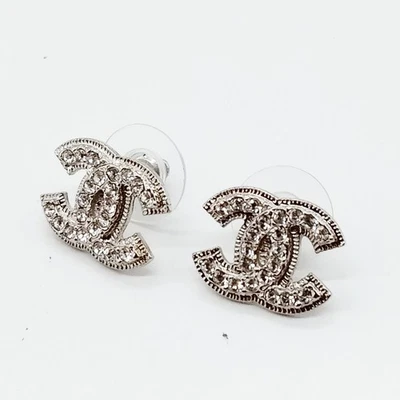 Chanel Pierced Earring  Silver  A12 W 2280454 - Image 1 of 4