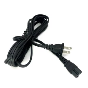 10Ft 2 Prong Figure8 AC Power Cord Cable US Plug for PS3 Slim PS4 Laptop Adapter - Picture 1 of 1