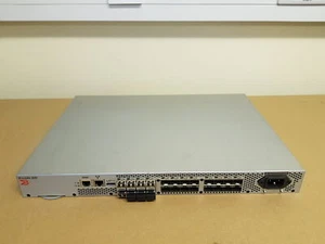 Brocade 300 (8 Active) 8G Fibre Channel SAN Switch w/ 8x 8Gb SFP+ Fabric License - Picture 1 of 1
