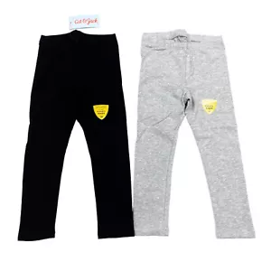 Cat & Jack Toddler Girls Size 3T Pull-On Leggings Gray/Black (2 Pack) - Picture 1 of 8